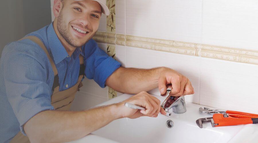 Faucet cartridge replacement in Palco, KS
